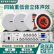 愛步者（aibuz） YLD-66吸頂音響天花背景音樂功系統(tǒng)喇叭功放放吊頂公共廣播音響套裝定壓同軸背景音樂音箱 700W功放+6.5英寸同軸喇叭*25+250米線