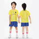 并力兒童足球服套裝男女隊服阿根廷球衣梅西大小童裝球服印字號運動(dòng)服 23-24利雅得勝利主場(chǎng)黃 24碼 140-145