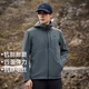 拓路者（Pioneer Camp）連帽軟殼衣男戶外運(yùn)動(dòng)登山徒步外套男士春秋夾克外套 松霧藍(lán) XL 