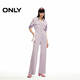 ONLY秋季通勤風(fēng)休閑百搭襯衫領(lǐng)連體休閑褲女|124144003 C35 薰凍紫色 XS (155) 60A