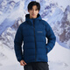 mont·bell羽絨服男款冬季800蓬鵝絨連帽GTX面料防風(fēng)保暖外套 1101639 黑藍(lán)色 BLBK L