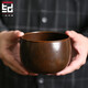 一紀（KAZUNORI）復古銅茶洗缸家用大號茶盆建水盂筆洗杯洗兩用功夫茶具配件茶渣缸 手工復古銅茶洗