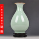 泥之戀景德鎮陶瓷器仿古花瓶影青釉官窯裂紋客廳家居裝飾工藝品擺設擺件 玉壺春瓶