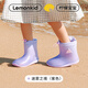 Lemonkid兒童自然風尚雨鞋防水防滑耐磨男女童簡約可愛束口雨鞋舒適柔韌 迷霧之境(紫色) 200