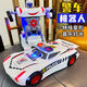 【孩子超愛(ài)玩】新升級全自動(dòng)變形警車(chē)機器人 兒童炫酷聲光電動(dòng)玩 頂配版警車(chē)變形機器人+充電電池