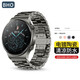 BHO【陶瓷表帶】適用華為gt6pro表帶gt6/gt5/pro/watch5/gt3pro手表表帶watch4pro非凡大師2非凡探索 電鍍陶瓷【鈦灰色】三珠款 【華為手表：46/48MM表盤(pán)】22
