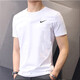 耐克（Nike）短袖T恤男士官方 新款運動訓(xùn)練速干籃球衣圓領(lǐng)半袖白色透氣半袖 Dri-FIT科技/快干/熱推款 M (170/88A)