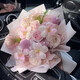 薇尼（LVINI）鮮花同城速遞芍藥洋牡丹郁玫瑰時(shí)尚花北京送成都西安蘇州杭州上海 粉玫瑰繡球郁金香混搭花束