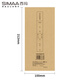 西瑪(SIMAA)A4包邊包角紙 配套憑證封面 會計報表賬簿50張100*212mm BB511