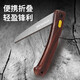 正齊（ZHENGQI）手鋸迷你折疊鋸子家用小型手持伐木工鋸木神器DIY手工據萬(wàn)能工具 迷你仿胡桃木小手鋸
