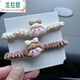 龍姑娘奶茶色女孩卡通頭繩ins韓國簡(jiǎn)約可愛(ài)日系發(fā)圈女童扎頭發(fā)大腸發(fā)圈 奶白色+咖啡色女孩發(fā)圈各一個(gè)
