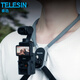 TELESIN(泰迅)適配大疆pocket3掛脖胸前固定第一視角拍攝pocket3配件 快速拆卸 vlog短視頻拍攝 快拆2.0掛脖加大版+pocket3邊框套裝