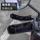 勛貍粑電動(dòng)車(chē)把套電瓶車(chē)毛絨把手護套冬季保暖防滑摩托車(chē)三輪車(chē)電車(chē)護手 加厚暗夜黑【共4只】 騎行不凍手