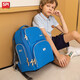 SPI護脊減負書(shū)包小學(xué)生三到六年級兒童書(shū)包一到三年級DB啟動(dòng)款 淺藍色 L（身高130-160使用）