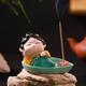 如果國潮唐小圓香插盤(pán)擺件創(chuàng  )意茶幾辦公室桌面個(gè)性線(xiàn)香立底座送禮物女 唐小圓香插盤(pán)-步步生花