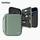 tomtoc iPad Pro收納包11/12.9英寸平板電腦2024配件iPad包配件收納鍵盤鍵盤Air6 13英寸B06 仙人掌綠|12.9~13英寸 大容量收納 抗摔防潑水