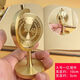 黃銅一個億轉(zhuǎn)轉(zhuǎn)擺件小目標(biāo)手把旋轉(zhuǎn)辦公桌面擺件 1個億小目標(biāo)黃銅擺件-大號