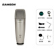 SAMSON山遜C01U pro電容麥克風(fēng)大震膜錄音USB話(huà)筒電腦樂(lè )器錄音網(wǎng)絡(luò )授課 電腦錄音套裝二(不能接聲卡）