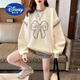 迪士尼（Disney）15初中學(xué)生圓領(lǐng)衛衣2025新款女春秋12歲大童女裝13少女設計感上衣 杏色 L(建議100-110斤)