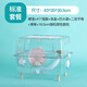 威畢倉鼠籠子金絲熊小屋用品寵物專(zhuān)用DIY全透明飼養箱窩大豪華別墅 透明倉鼠籠二層配套套餐