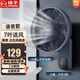 揚子壁扇掛壁電風(fēng)扇大風(fēng)力智能語(yǔ)音遙控循環(huán)扇家用客廳搖頭輕音低噪墻壁扇餐廳商用工業(yè)扇 藍【臺壁兩用-語(yǔ)音觸屏遙控-7H定時(shí)】