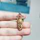 可調節指甲戒指女韓國宮廷短款護甲套美甲指環(huán)蝴蝶皇冠假指甲蓋 大鉆皇冠
