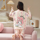 HelloKitty女童純棉睡衣兒童春秋季長(cháng)袖小女孩2026 31682【100%純棉】 160 【M碼】150-160CM 85-100斤