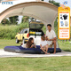 INTEX 64755充氣床帳篷充氣床墊戶外露營(yíng)雙人氣墊床家用午休折疊床