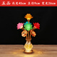 程帆匠心緣供佛燈佛前供燈家用七彩琉璃蓮花燈佛堂觀音財(cái)神插電式led長(zhǎng)明燈 五品七彩光 盞 高度45cm