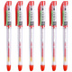 晨光中性筆0.7mm辦公用品簽字筆學(xué)生考試文具水筆K-39 粗筆畫(huà)子彈頭練字水性筆商務(wù)筆簽名筆K39 紅色 6支