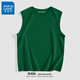 真維斯（Jeanswest）純色背心男夏季純棉坎肩青少年運動(dòng)健身寬松大碼無(wú)袖上衣戶(hù)外體恤