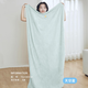 三利抗菌刺繡浴巾A類成人家用柔軟吸水速干男女通用 抗菌刺繡-天藍色