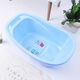 大號加厚洗澡盆寶寶嬰兒浴盆用品新生幼兒家用可坐可躺兒童洗澡桶 小號 藍色 圖案隨機 長(cháng)75厘米