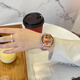 筱岙vivoppo蘋(píng)果機通用iwatch GT4智能手表女款藍牙可通話(huà)支付多功能運動(dòng)女銀杏葉腕表高檔生日禮物 HT12小蠻腰粉皮 店長(cháng)推薦巨好看