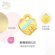 周生生 黃金轉(zhuǎn)運(yùn)珠Charme浪漫奇緣520心鎖足金串珠93511C定價