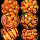 海盈養(yǎng) 麻辣海螺肉海鮮熟食即食罐裝鮑螺肉香辣香螺釘貓眼螺老婆腳零食 海螺+八爪+生蠔+扇貝+蛤蜊+海兔