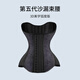 蜜桃杯秋冬款u型收腹束腰帶女瘦身強收小肚子產(chǎn)后減肥腰封塑身束縛帶 第五代網(wǎng)紗束腰-傲嬌高貴【黑】 M (110-125斤)