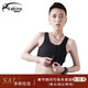 kabiny 金博束胸 帥TT束胸les 女拉拉內(nèi)衣 短款掛鉤COS束胸背心038 038B黑色 M