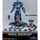 HOT TOYS 復仇者聯(lián)盟4終局之戰鋼鐵俠手辦模型玩具 戰爭機器愛(ài)國者2.0