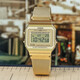 卡西歐（CASIO）復(fù)古休閑簡約金屬電子防水小方塊A158WA159A168WA A700WMG-9A百搭款精細(xì)做工