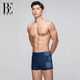范德安（BALNEAIRE）男士泳衣時(shí)尚潮流防曬高彈透氣游泳泳褲成人抗氯海邊溫泉 50377 靛藍色 3XL