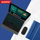AJIUYU  適用步步高S7藍牙鍵盤(pán)12.7英寸學(xué)習機s6保護套P20H130支架S5 Pro學(xué)生平板電腦保護套外殼皮套 深夢(mèng)藍【金屬轉軸皮套+七彩背光觸控鍵盤(pán)+藍牙鼠標】 2021款步步高S6家教