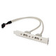 塵土 4口USB擋板線(xiàn) 主板USB2.0擴展線(xiàn) USB四口外置擋板線(xiàn) usb2.0主板線(xiàn) 2口USB2.0擴展