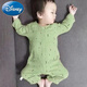 迪士尼（Disney）純棉連體衣嬰兒衣服新生兒春秋季寶寶秋裝套裝睡衣0夏季3薄款6女1 牛油果 三角 80 9-12月身高75-84cm