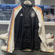 阿迪達(dá)斯 （adidas） 外套男士夏季新款運(yùn)動(dòng)服足球訓(xùn)練梭織連帽上衣夾克IA8526 IU2086黑色德國(guó)隊(duì) L