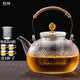 叁坤 加厚玻璃茶壺耐熱煮茶器養(yǎng)生壺泡茶燒水提梁壺普洱花茶壺過(guò)濾家用保溫煮茶電陶爐功夫茶具 銅珠壺【1000ML】