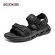 斯凱奇（Skechers）涼鞋男士秋季軟底緩震運動(dòng)涼拖鞋外穿百搭沙灘鞋溯溪鞋210647