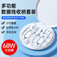 ROCKSPACE數(shù)據(jù)線多功能收納盒60W Type-C轉(zhuǎn)USB快充轉(zhuǎn)換器頭適用安卓手機(jī)蘋果16充電線 白色【五合一】60W快充+多接口+傳輸+卡針+支架