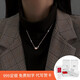 YOUR-D999足銀小蠻腰項鏈女輕奢小眾設(shè)計感百搭送七夕節(jié)女生日禮物 玫瑰金色