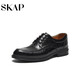 圣伽步（SKAP）皮鞋男士商務(wù)休閑德比軟底正裝鞋